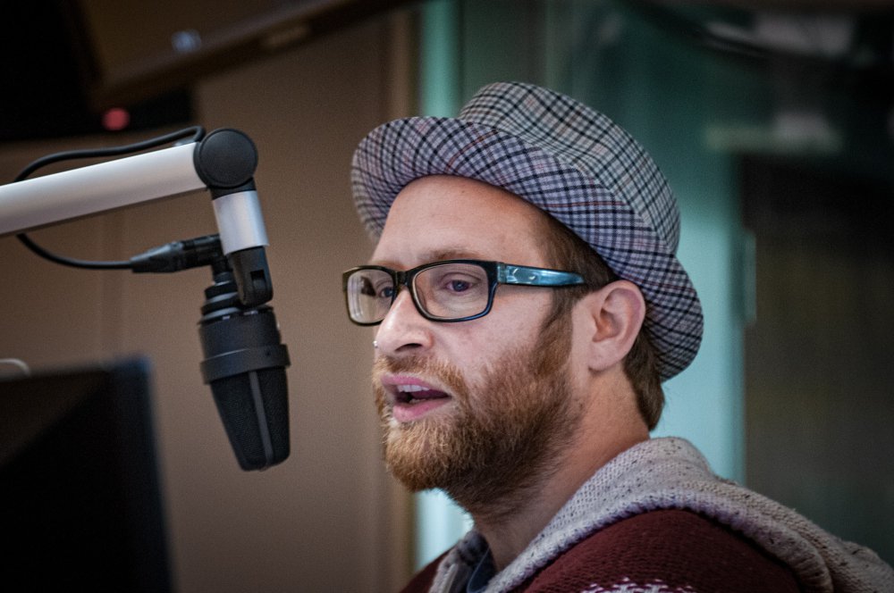 Gregor Meyle am Mikrofon, 14. Mai 2014