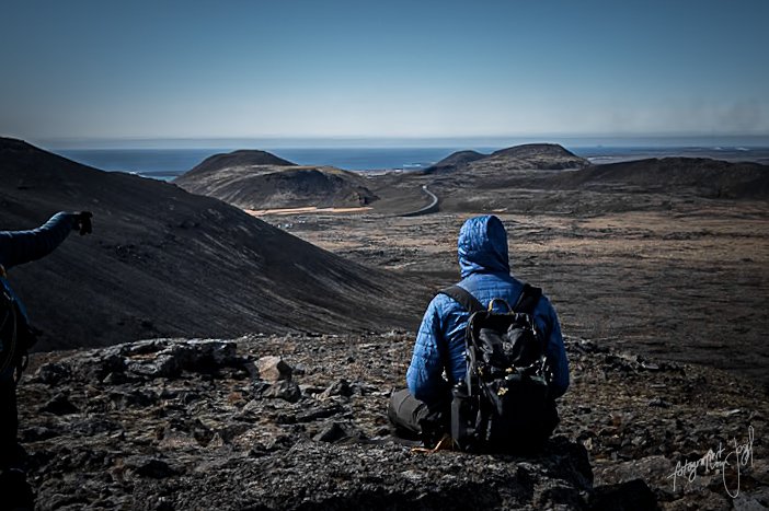 Blick über das Lavafeld