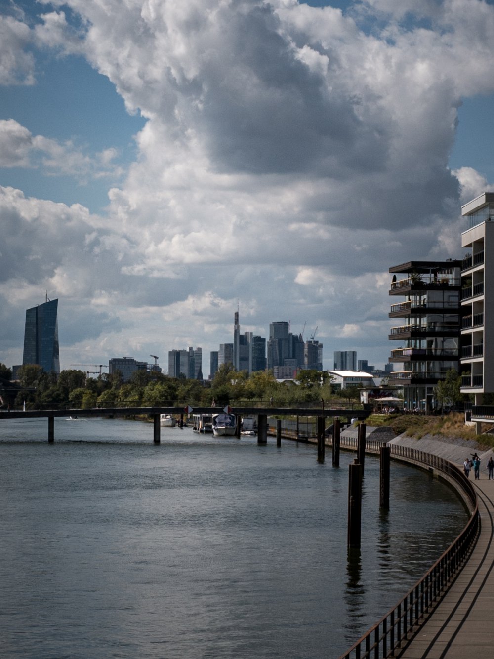 Frankfurter Skyline am Main