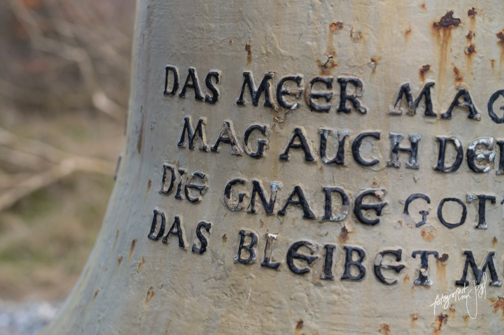 Inschrift auf der Dünenglocke