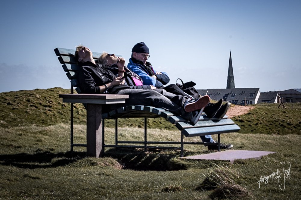 Pause auf der Bank