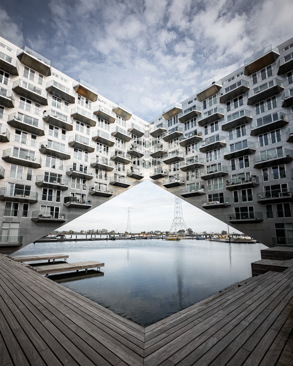 Wohnhaus über dem Wasser
