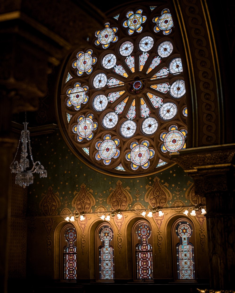 Rosettenfenster der Eldridge Street Synagogue