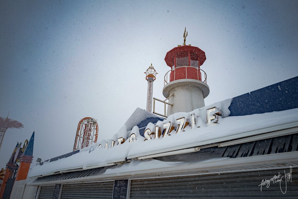 Coney Island im Schnee