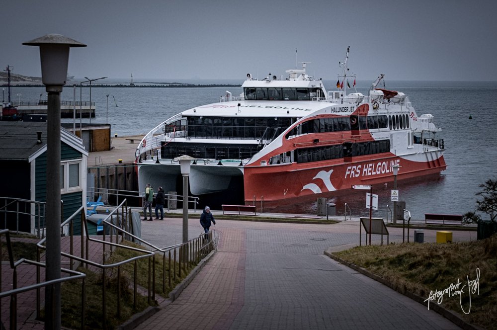 Halunder Jet am Anleger