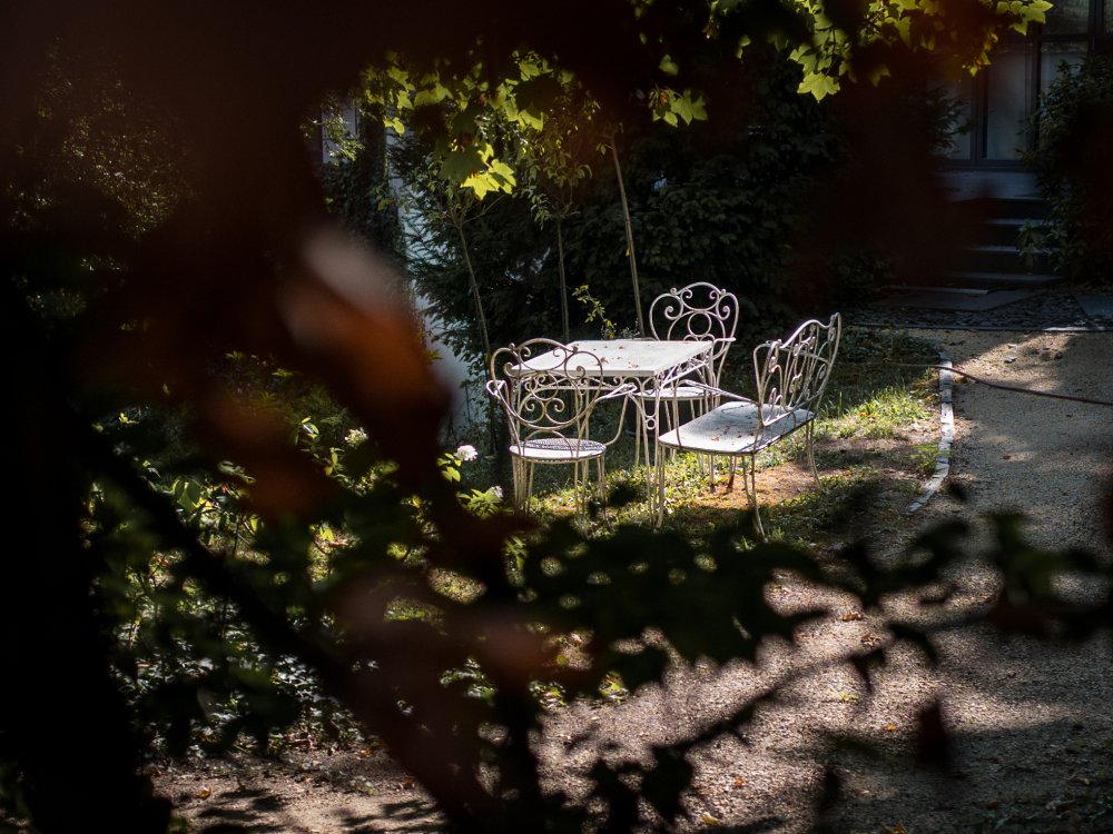 Sitzplatz im Garten