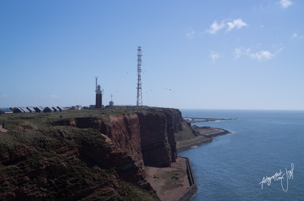 Felsküste auf Helgoland